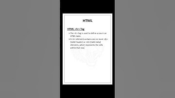 HTML tr Tag | S Code Hub #shorts #html