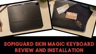 Sopiguard Skin IPad Pro 12 9” Magic Keyboard Review and Install