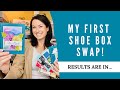 How did I do at my FIRST Shoe Box Swap?