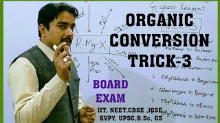 Grignard Reagent|Organic conversion|Trick -3|Chemical Properties Of Grignard Reagent|B.Sc, CBSE,IIT