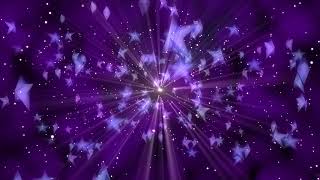 4K Slow Flying Stars - Romantic Ambient - PURPLE Moving Background #Weddings #AAVFX