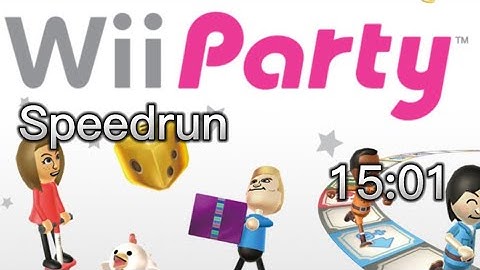 Wii party board game island Speedrun 15:01 (beginner difficulty)