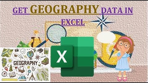 How to Get Geography data in Excel #excel #youtube #trending #viral #video #microsoft #youtuber