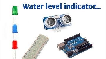 Water level indicator using ultrasonic sensor #arduinoproject