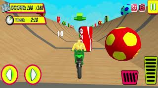 Superhero Bike Mega Ramp - Bike Stunt Racing Games - Android Gameplay 2021 screenshot 4