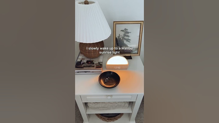 Sunrise Alarm Clock You Need! #alarmclock #bedroom