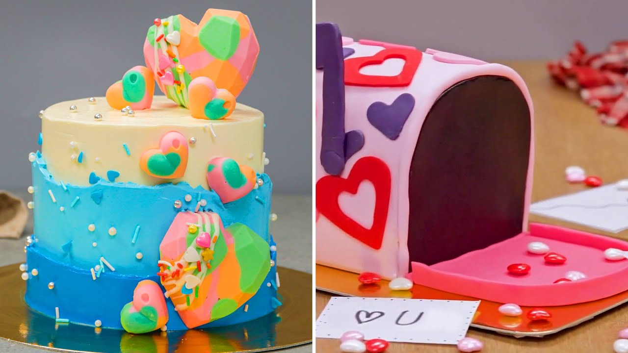 Beautiful Heart Shape Cake Decorating Ideas   Tip For Round Cake To Heart Cake Design