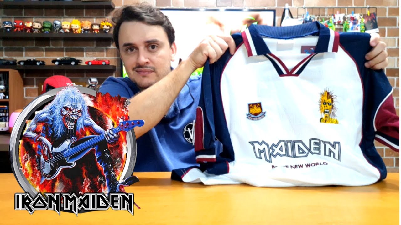 West Ham Retro 1999 Iron Maiden Version Shirt - Unboxing and