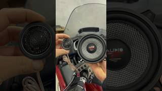 Installation of component speakers in Honda Gold Wing 1800 #autosound #hondagoldwing #brest