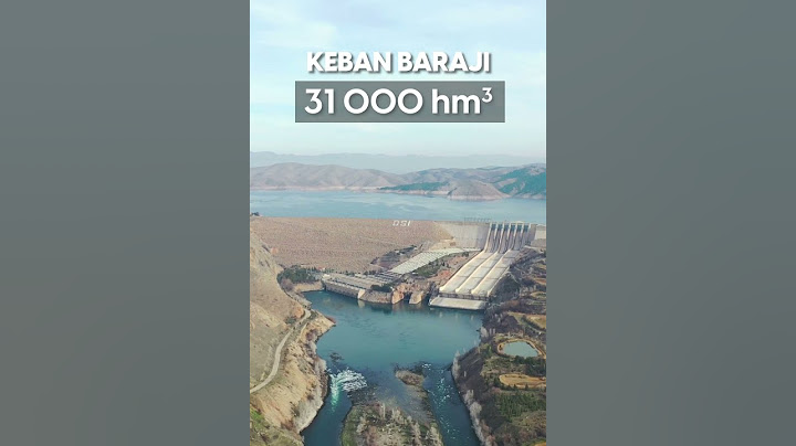 Göl hacmine göre ülkemizin en büyük 5 barajı - Turkey's 5 largest dams by reservoir capacity