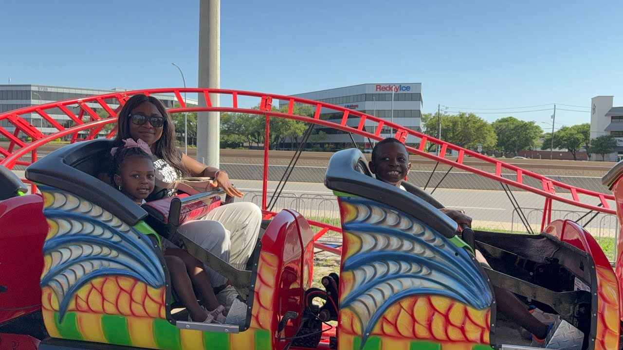 Roller Coaster Day Fun! Kids Ride and laugh All day - YouTube