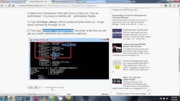 Hack Windows XP, 7, 8 Passwords in Plain Text