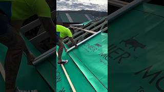 Insane Roofing Speed! Watch This Metal Roof Underlayment Install Like a Pro
