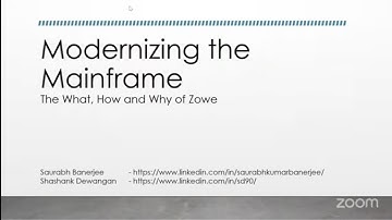 Mainframe Modernization Zowe