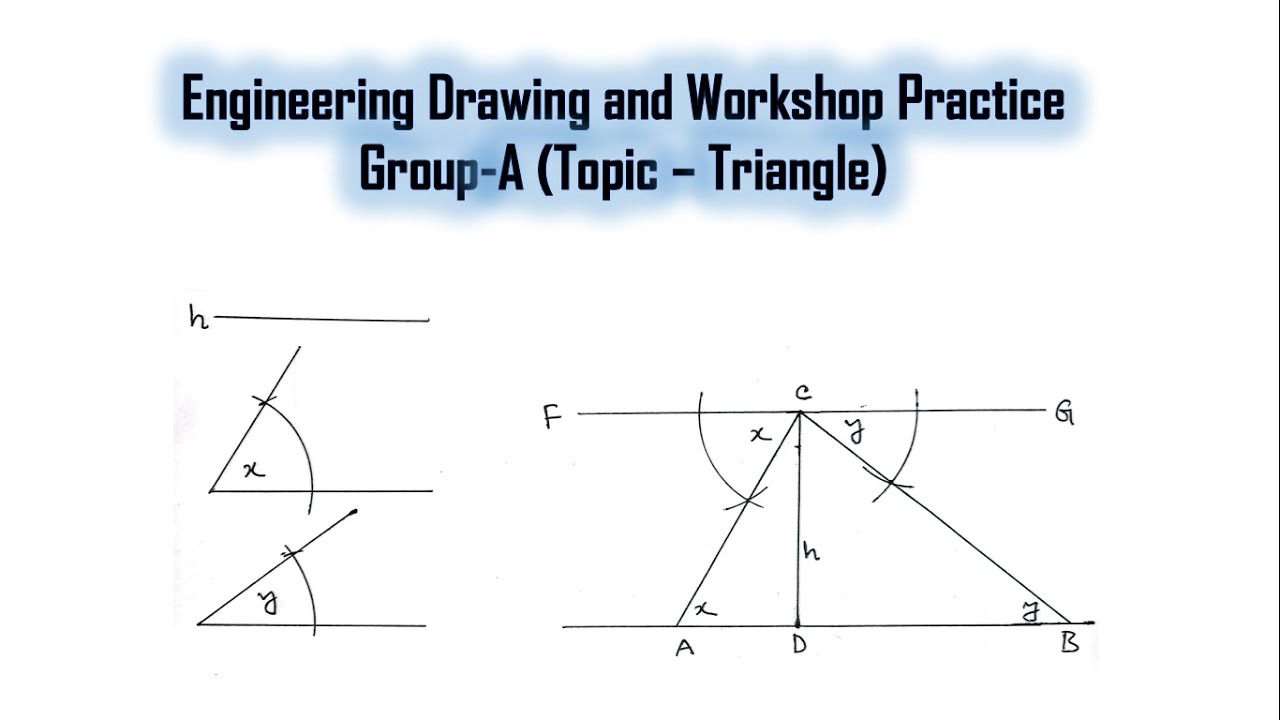 Drawing No-5 : Draw the triangle. - YouTube