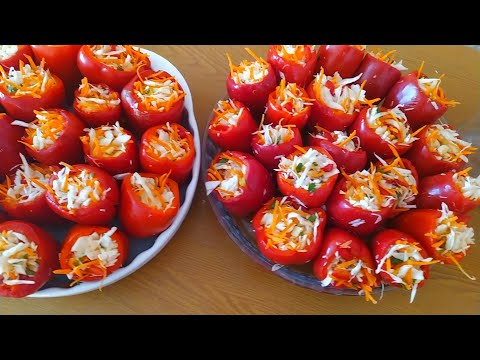 🌶🥬Рецепт Бомба💣КУЧУ РЕЦЕПТОВ ПЕРЕПРОБОВАЛА -ЭТОТ САМЫЙ ЛУЧШИЙ! БОЛГАРСКИЙ ПЕРЕЦ С ХРУСТЯЩЕЙ КАПУСТОЙ