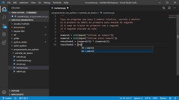 #Programando em #Python: Prática 05 (Operações Matemáticas)