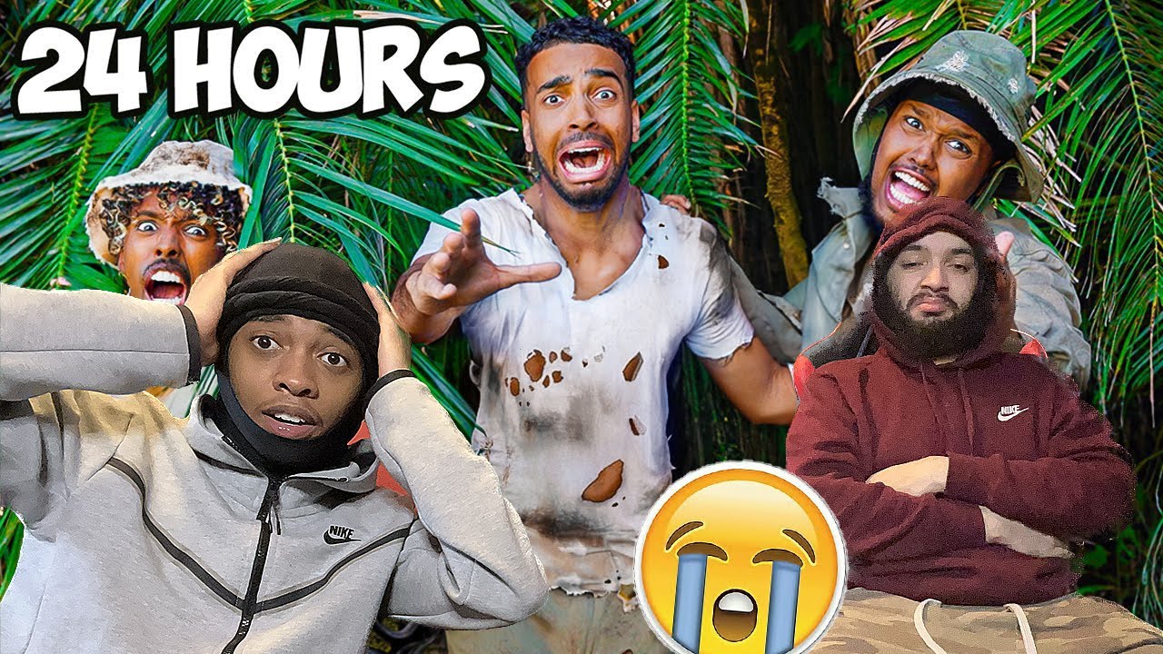 BROUGHT A WHOLE SUIT TO THE JUNGLE 😂 | REACTING TO BETA SQUAD WE SURVIVED 24 HOURS IN THE JUNGLE