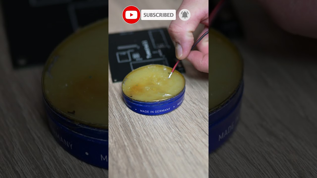Best way to solder a wire on PCB #diy #soldering