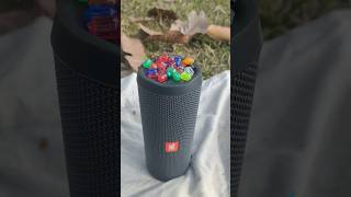 Big rigid ball vs jbl speaker 🔊 boomer 💥 sound #nikhiltruebass #basscheck #basshead #megabass