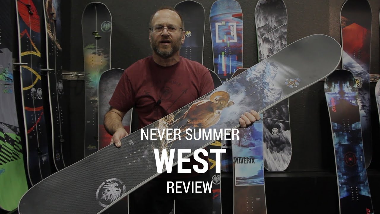Never Summer West 2019 Snowboard Review Tactics YouTube