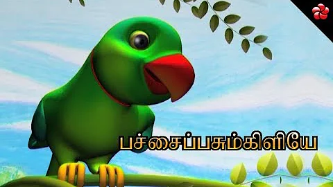 பச்சைபபசும்கிளியே ★Pattampoochi Tamil nursery rhyme for kids