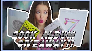 **CLOSED**200K SUBSCRIBERS ALBUM GIVEAWAY! (BTS, (G)I-DLE, ATEEZ, NCT 127, TWICE) | Lexie Marie