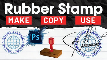 How to Make & Copy Stamp and Signature in Photoshop | Step by Step Easy Tutorial | CS5 and CS6