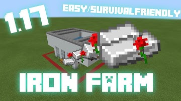 Minecraft 1.17+ IRON FARM TUTORIAL | Easy, Efficient, Survival Friendly