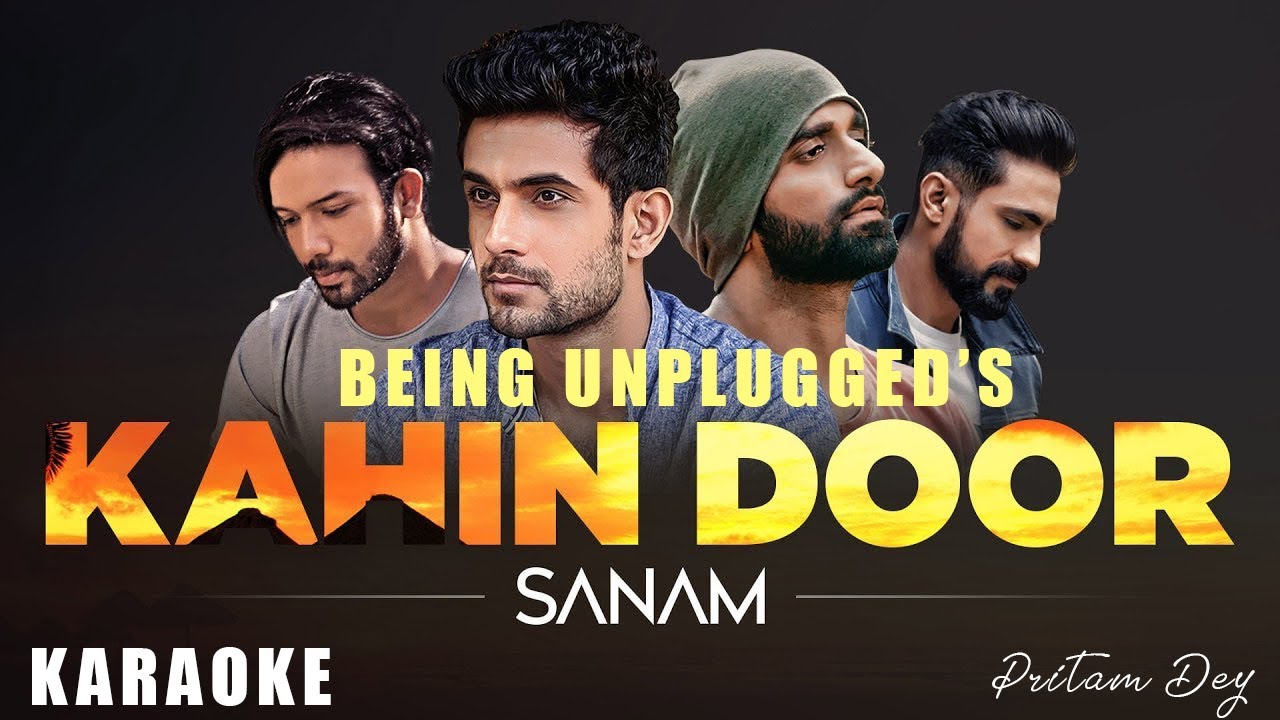 SANAM   Kahin Door  Karaoke with lyrics  Acoustic  Instrumental  Unplugged  2019