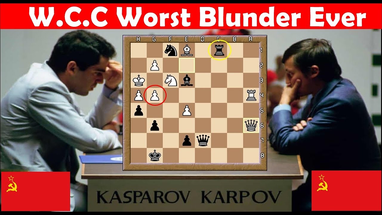 Kasparov's Horrific Blunder VS Karpov!  World Chess Championship Match  1987 