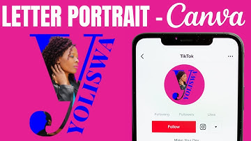 Easy way to Create Letter Portrait | Canva Tutorial