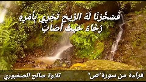 قراءة من سورة ص للقارئ صالح الصخبوري