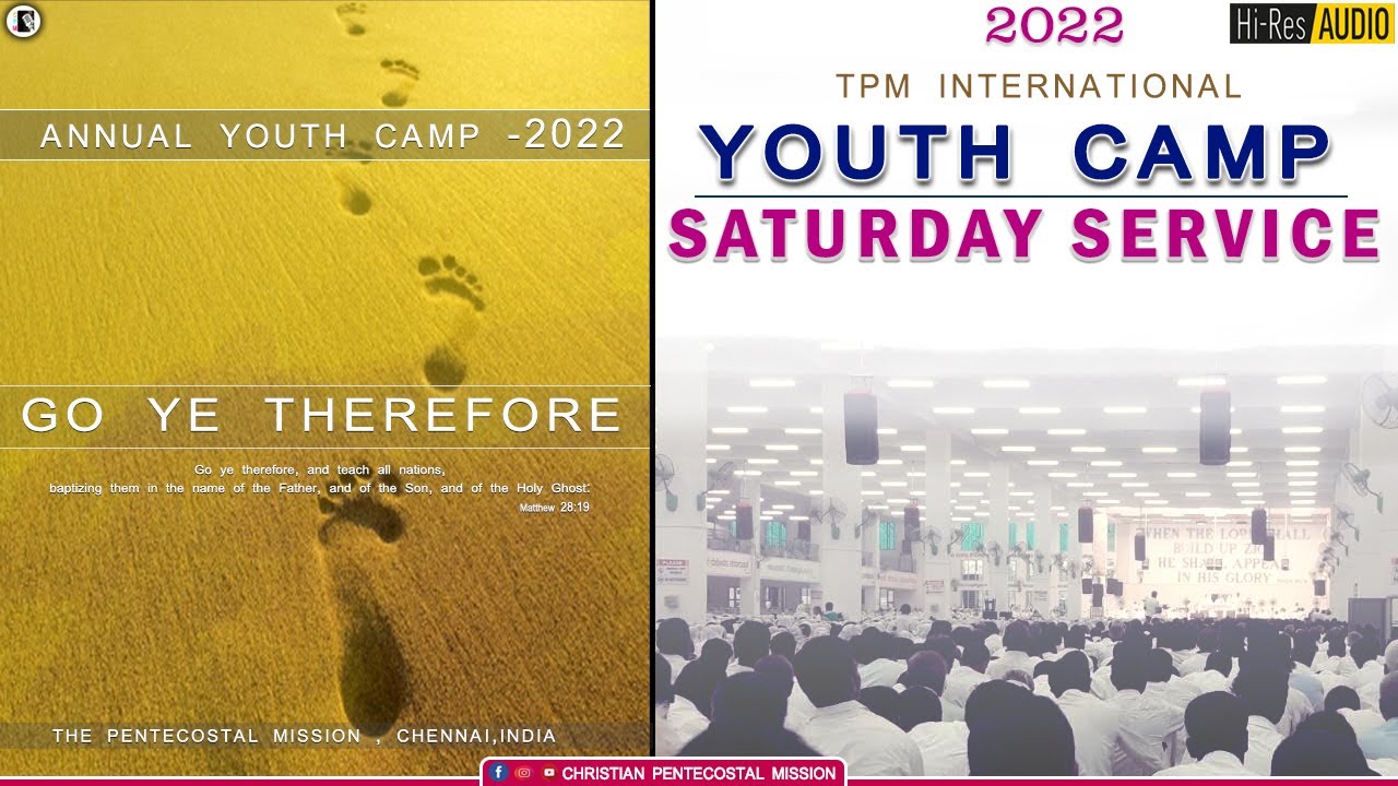 TPM Youth Camp Saturday Service | 26 Nov 2022| Pas M T Thomas | Pas ...