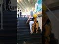 DIO Stops Polnareff From Going Up The Stairs