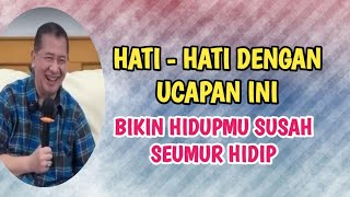 Jangan maen - maen dengan ucapan ini,jika tidak ingin hidupmu susah se umur Hidup.#ilmurday