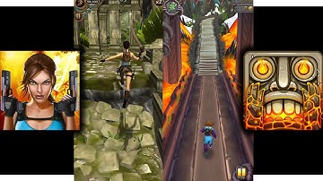 Lara Croft Relic Run Vs Temple Run 2 Volcano Island Endless Run