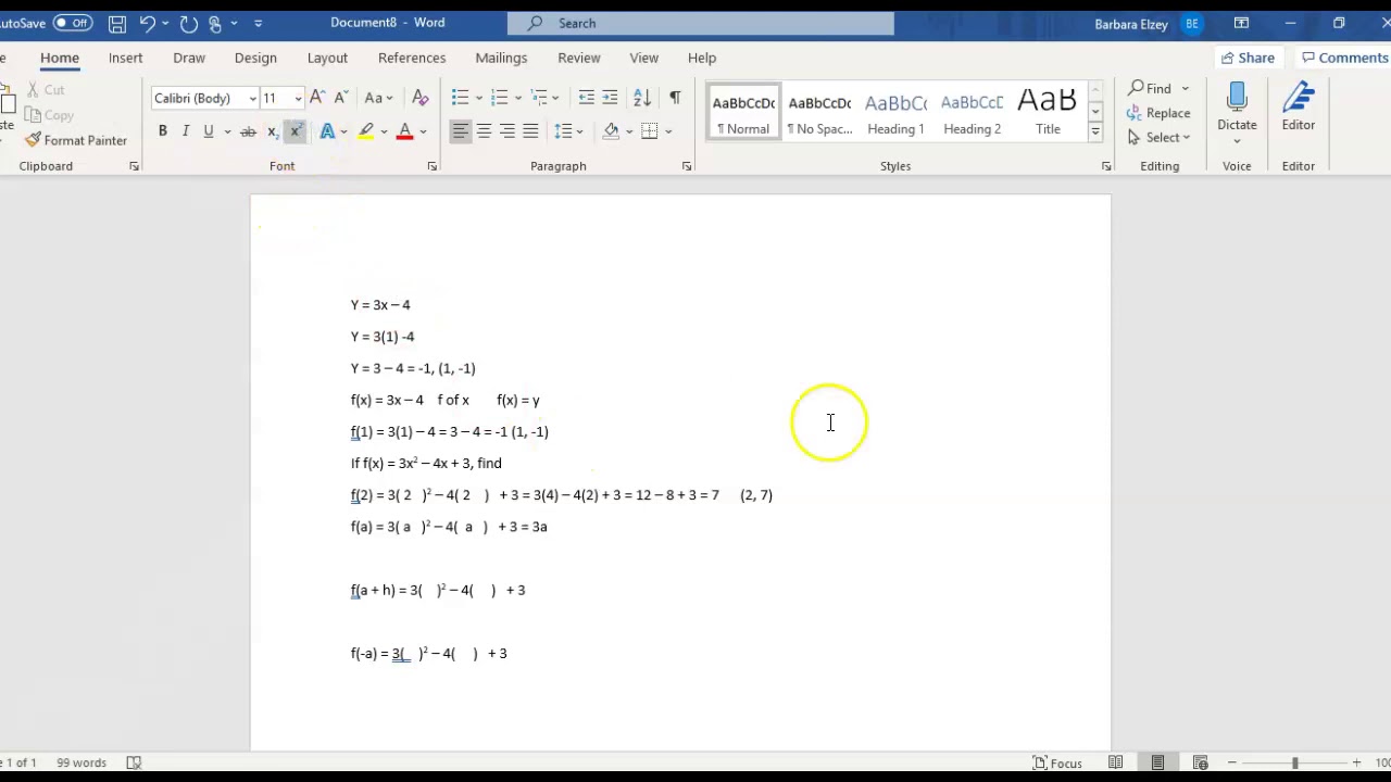 Functional Notation