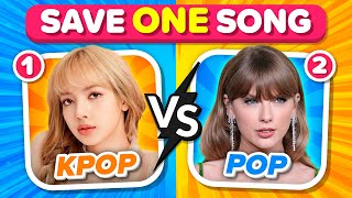 KPOP vs POP 💗 Save One Drop One 🎵 [IMPOSSIBLE EDITION] 🔥