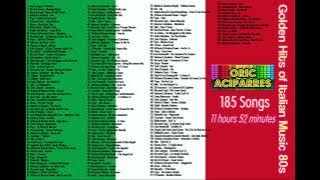 ♫♫♫ 185 Songs of Italian Music 80s ♫ 12 Hours ♫ 12 Horas ♫  Perfect for bars ♫ Perfecto para bares ♫