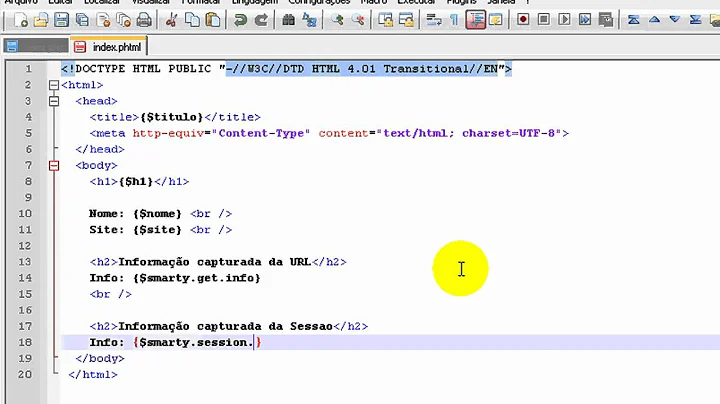 Smarty Template Engine - Parte II - Estrutura de condição e captura de parâmetros