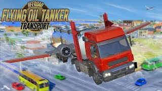 Flying Oil Tanker Truck Game screenshot 1