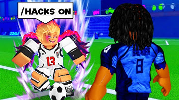 I 1v1ed a TOXIC HACKER in Blue Lock Rivals Roblox...