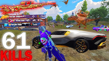 61KILLS!😍MY NEW RECORD in NEW DINOSAUR MODE 🔥AWM+MG3  SAMSUNG,A7,A8,J2,J3,J4,J5,J6,J7,XS,A3,A4