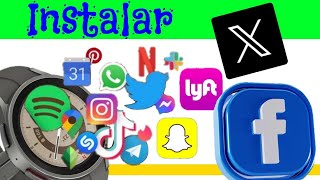 🤨How to install APK (Application) from a Samsung Galaxy Watch 4, 5 and 6 WearOS 4 One UI5 Mobil...