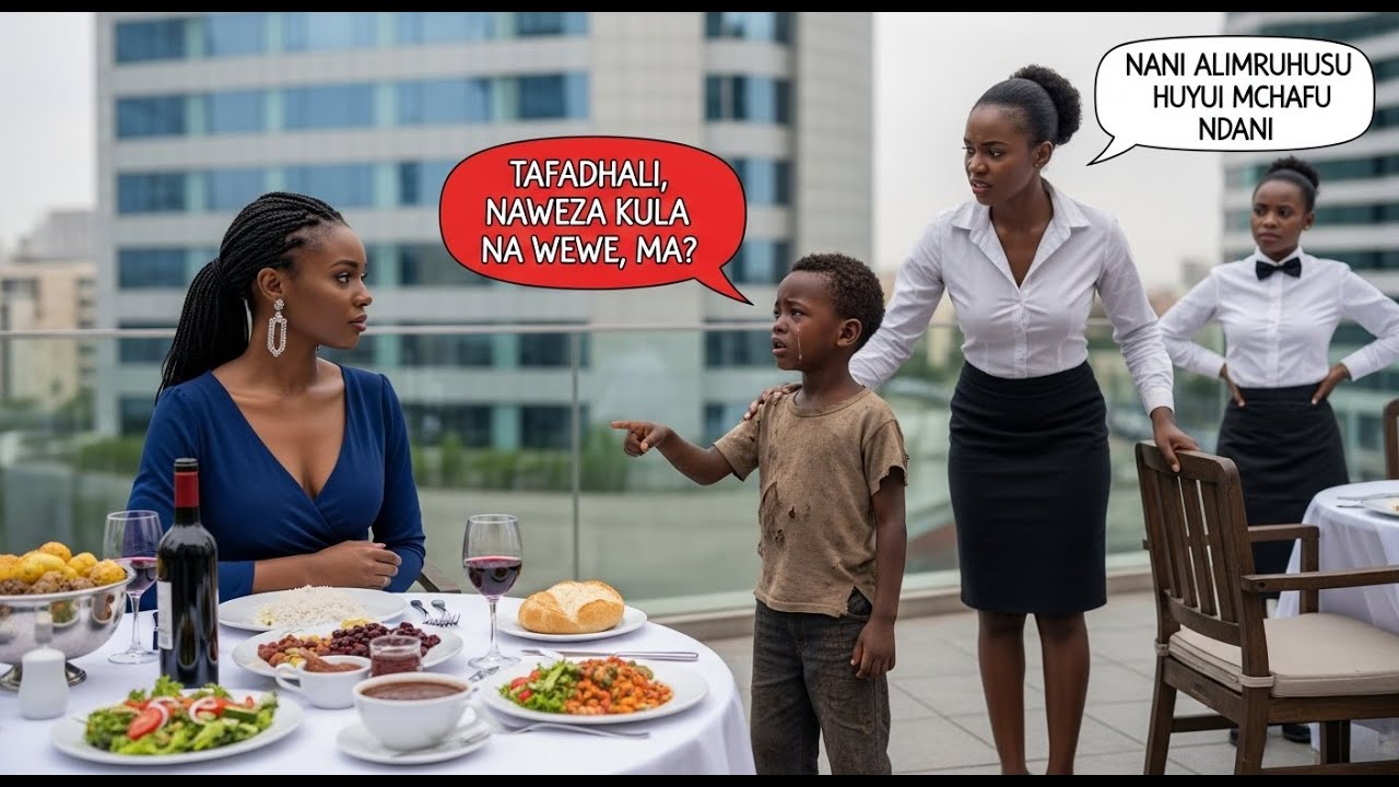 “Naweza kula pamoja na wewe?” Mvulana Asiye na Makazi Aliuliza Milionea.NA Kilichotokea kilimshtua.!