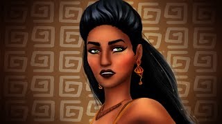 SIMS 4 ANCIENT PRINCESS Create A Sim + Edit