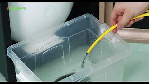 Hướng dẫn sục rửa lõi lọc máy lọc nước Kangaroo Hydrogen ion kiềm