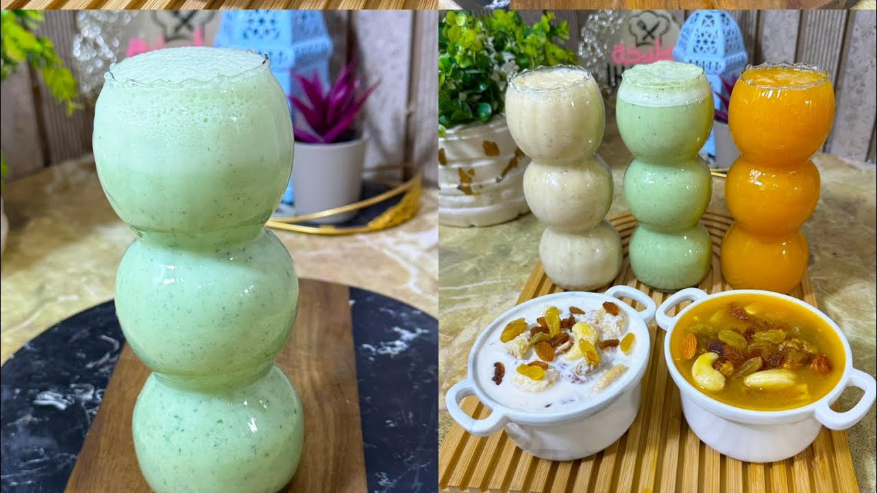 من 1️⃣ ل 6️⃣ ايه المفضل عندكم 😍🫰لعصير رمضان منعشه بترطب القلب مركزه وبكميات كبيره 👌😋