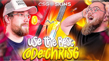 Free Bonus on CSGO-Skins?! Use Code CHRISG Before They Patch It! ⚡💵